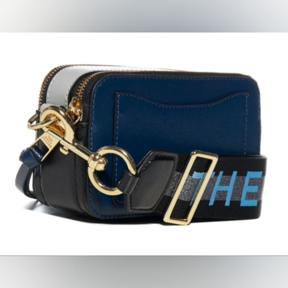 MARC JACOB SNAPSHOT CROSSBODY BAG 💯 AUTHENTIC SAFFIANO LEATHER Original Strap - Picture 3 of 16